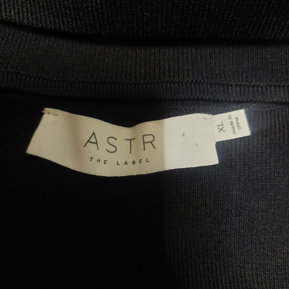 ASTR The LABEL Black Turtleneck Cutout Sweater - Picture 3 of 5